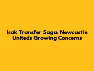 Isak Transfer Saga: Newcastle United's Growing Concerns