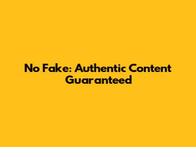 No Fake: Authentic Content Guaranteed