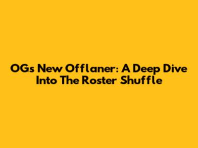 OG's New Offlaner: A Deep Dive Into The Roster Shuffle